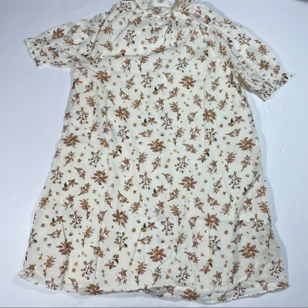Madewell Ruffle Button-Front Trapeze Dress - Picture 4 of 9